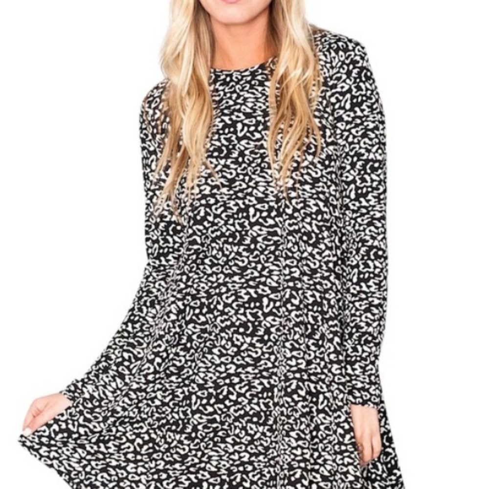 SHOW ME YOUR MUMU Black Babydoll Dress